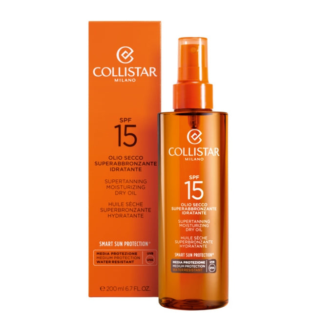 Collistar Supertanning Moisturizing Dry Oil SPF15 - 200ml
