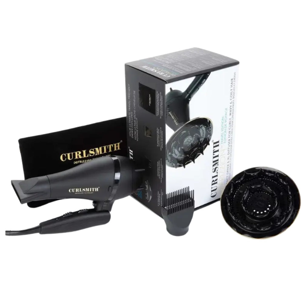Curlsmith Defrizzion Travel Dryer & XL Diffuser