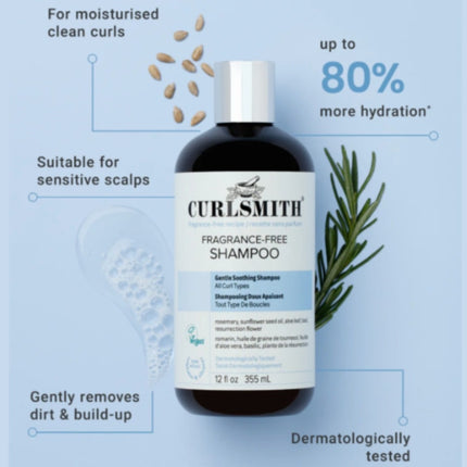 Curlsmith Fragrance Free Shampoo - 355ml