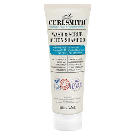Curlsmith Wash Scrub Detox Shampoo Tube - 237ml