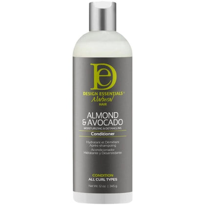 Design Essentials Almond & Avocado Moisturizing & Detangling Conditioner - 345gr.