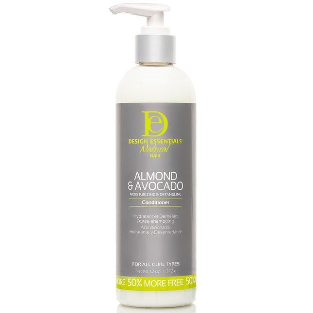 Design Essentials Almond & Avocado Moisturizing & Detangling Conditioner - 365ml