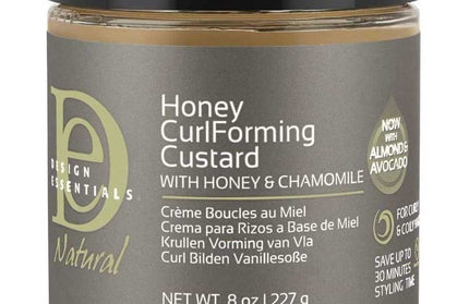 Design Essentials Natural Almond & Avocado Honey Curl Forming Custard - 227ml