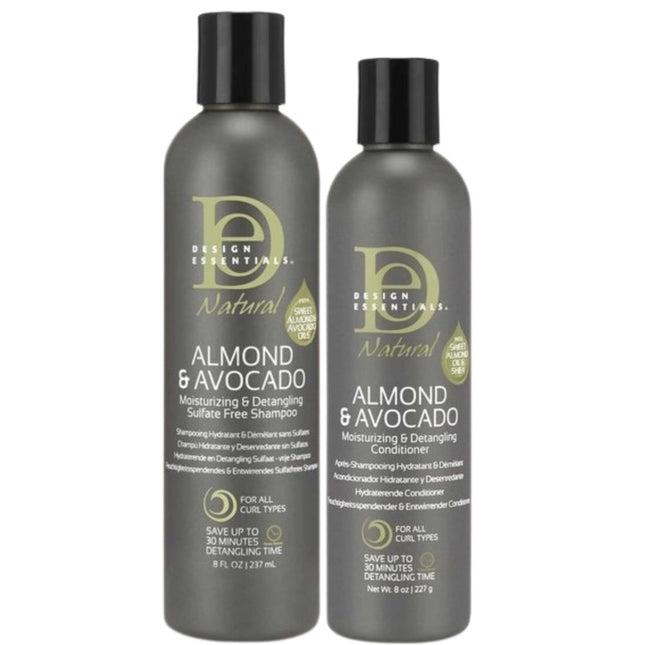 Design Essentials Natural Almond & Avocado Moisturizing & Detangling - Set