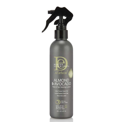Design Essentials Natural Almond & Avocado Twist & Set Setting Lotion - 236ml