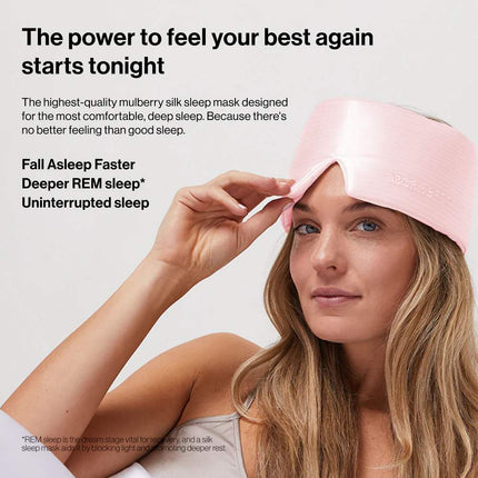 Dore & Rose Deep Sleep Mask Stripe Pink