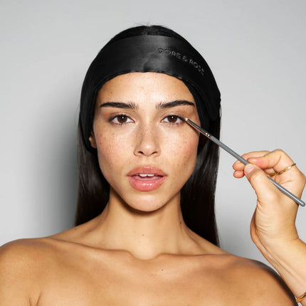 Dore & Rose Silk Headband - Black