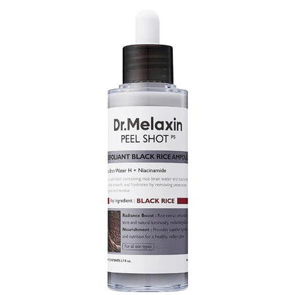 Dr. Melaxin Peel Shot Exfoliant Black Rice Ampoule - 80ml