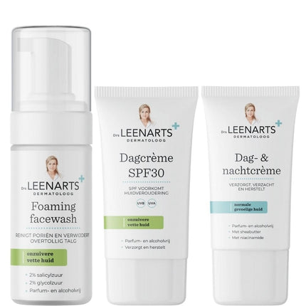 Drs Leenarts Combination Skincare Routine Set - 2x50+100ml