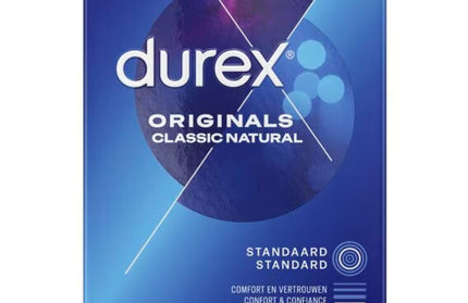 Durex Originals Classic Natural Condooms - 20pcs