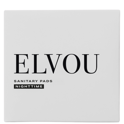 Elvou Sanitary Pads Nighttime - 10 Stuks