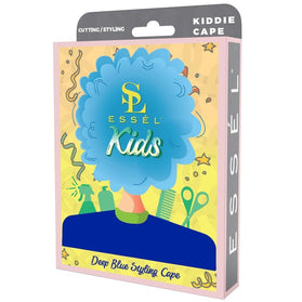 Essel Deep Blue Styling Cape met drukknopen- 91x74cm
