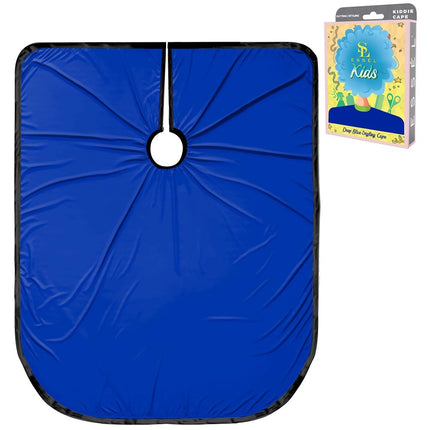 Essel Deep Blue Styling Cape met drukknopen- 91x74cm