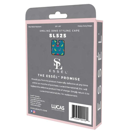 Essel Smiling Dino Styling Cape met drukknopen- 91x74cm