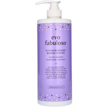 EVO Fabuloso Platinum Blonde Toning Shampoo