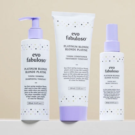EVO Fabuloso Platinum Blonde Toning Shampoo