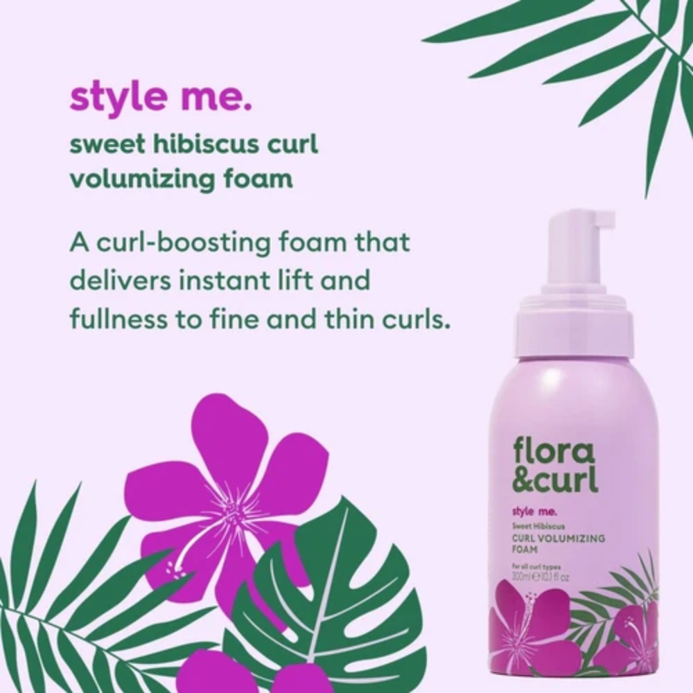 Flora & Curl Style Me Curl Volumizing Foam - 300ml