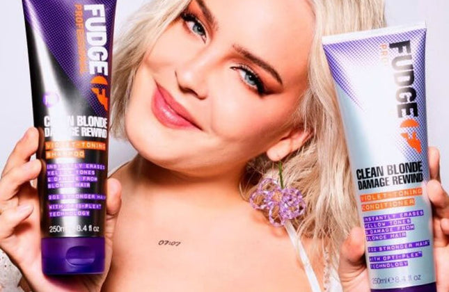 Fudge Clean Blonde Violet Duo Pack - 2x250ml