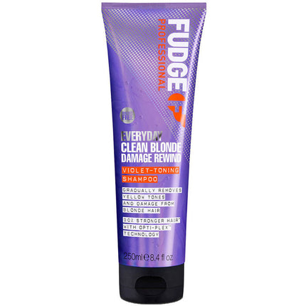 Fudge Everyday Clean Blonde Damage Rewind Violet Set - 2x250ml