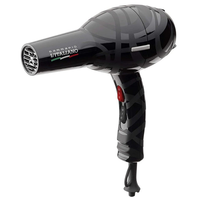 Gamma+ L'Italiano Haardroger - Zwart