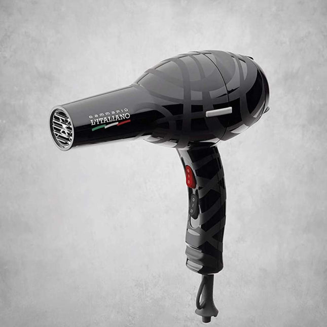 Gamma+ L'Italiano Haardroger - Zwart