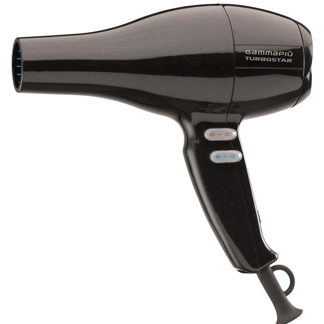 Gamma+ Turbostar Haardroger - zwart