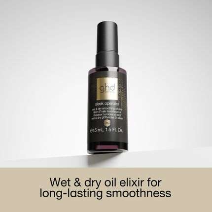 GHD Wet & Dry Smoothing Oil Elixir - Sleek Operator 45ml