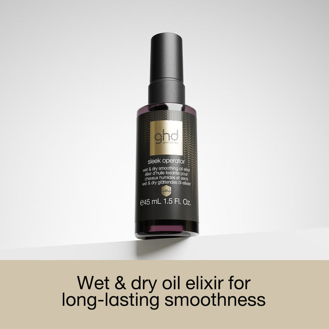 GHD Wet & Dry Smoothing Oil Elixir - Sleek Operator 45ml