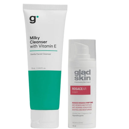 Gladskin Rosacear Face Care Set - 75+30ml