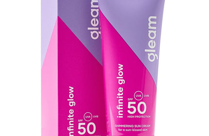 Gleam Infinite Glow Shimmering Sun Cream SPF50 - 100ml