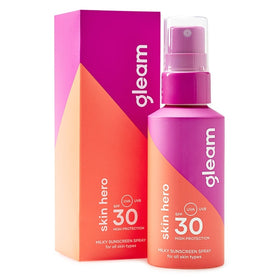 Gleam Milky Sunscreen Spray SPF 30 Skin Hero