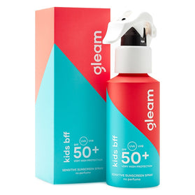 Gleam Sensitive Sunscreen Spray SPF 50+ Kids Bff - 100ml