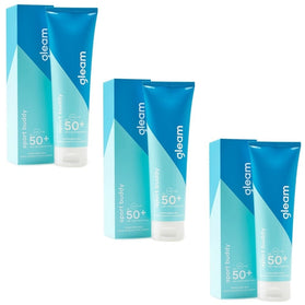 Gleam Sport Zonnebrand XL Voordeelverpakking SPF50+ - 3x125ml
