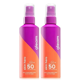 Gleam Zonnebrand Voordeelverpakking SPF50 - 2x200ml