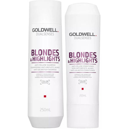 Goldwell Blondes & Highlights Anti-Yellow Set - 250ml+200ml - Sale
