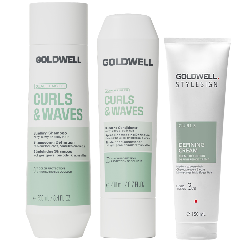 Goldwell Curls & Waves Styling Set - 250+200+150ml