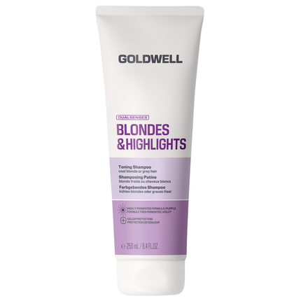 Goldwell Dualsenses Blondes & Highlights Toning Shampoo Purple -  250ml