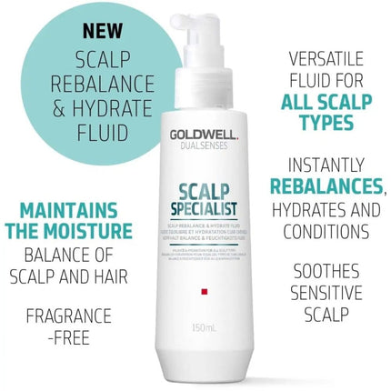 Goldwell Dualsenses Scalp Specialist Rebalance & Hydrate Fluid - 150ml