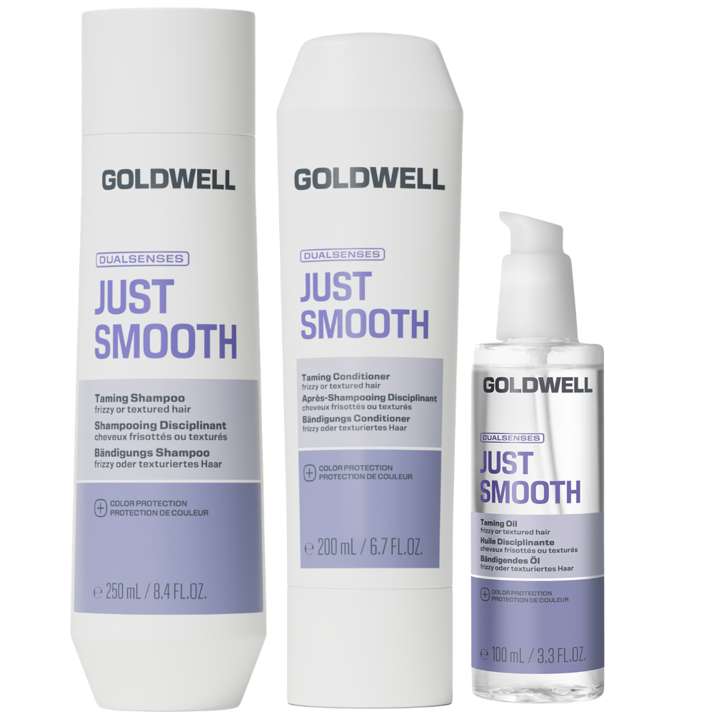 Goldwell Just Smooth Taming Trio Set - 250+200+100ml