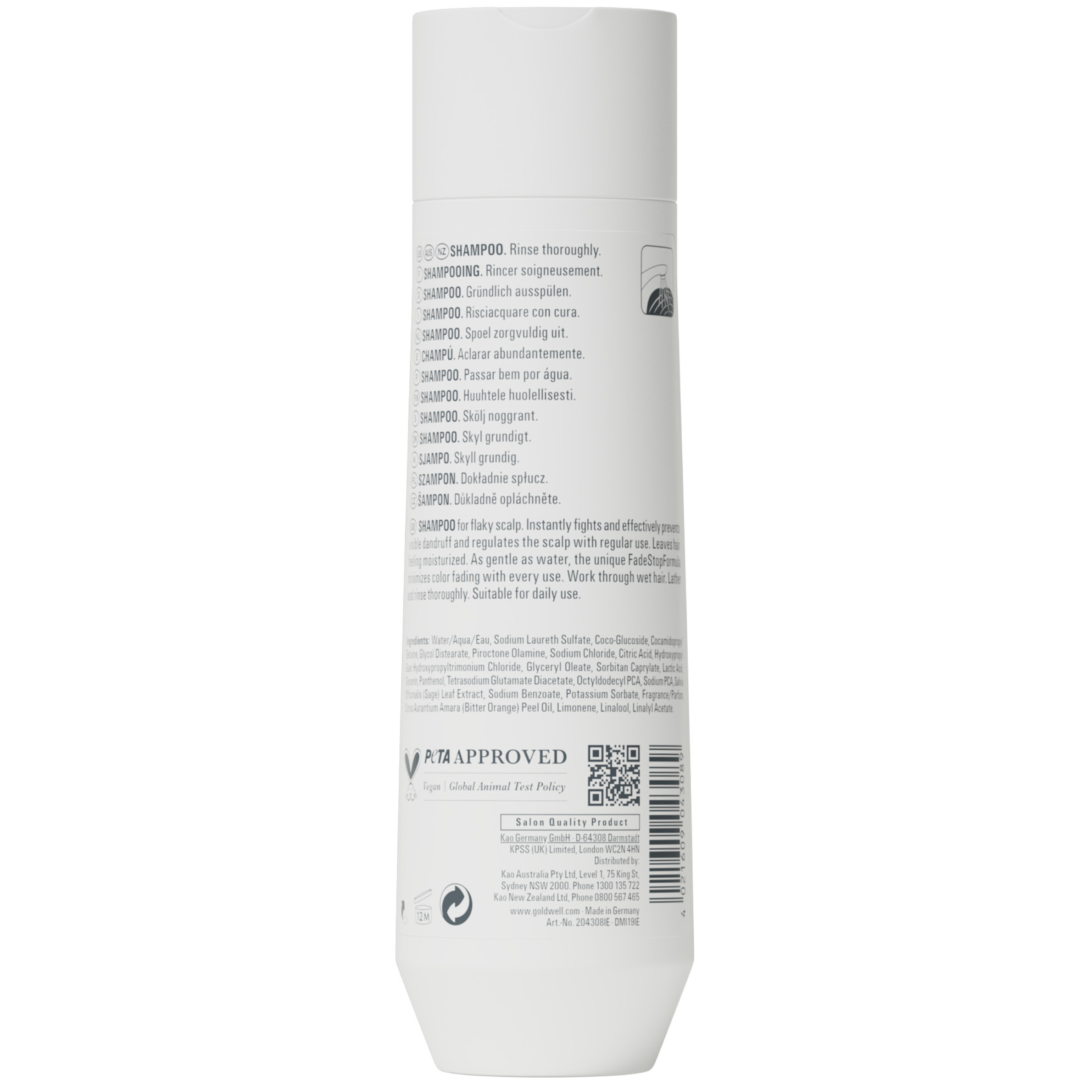 Goldwell Scalp Specialist Anti Dandruff Shampoo - 250ml