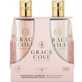 Grace Cole Vanilla Blush & Peony Body Care Duo - 300+300ml