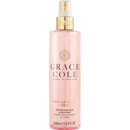 Grace Cole Vanilla Blush & Peony Hair & Body Mist - 250ml