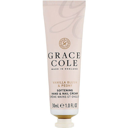 Grace Cole Vanilla Blush & Peony Hand and Nail Cream - 30ml