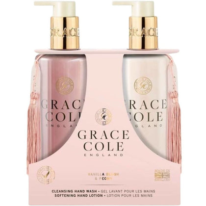 Grace Cole Vanilla Blush & Peony Hand Care Duo - 300+300ml