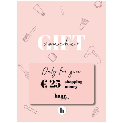 Haarspullen Cadeaubon