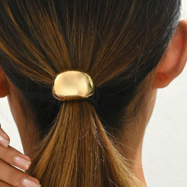Haarspullen Haarelastiek gouden detail - metaal