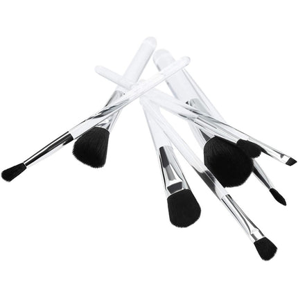 Haarspullen Make-Up Brush Set Wit - 8st