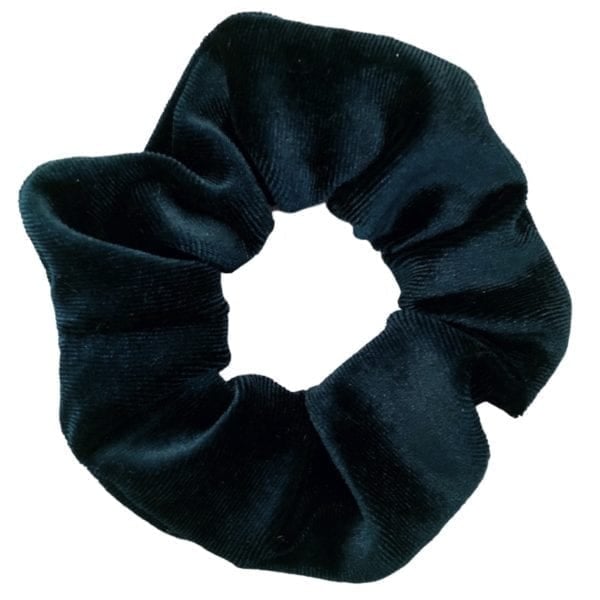 Haarspullen Scrunchie Velvet Donker Turqoise