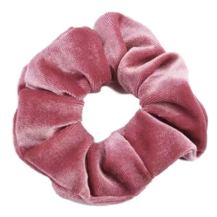 Haarspullen Scrunchie Velvet Roze