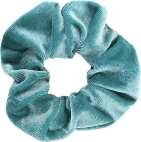 Haarspullen Scrunchie Velvet Turqoise